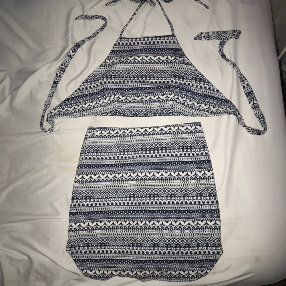 Gab & Kate halter two piece